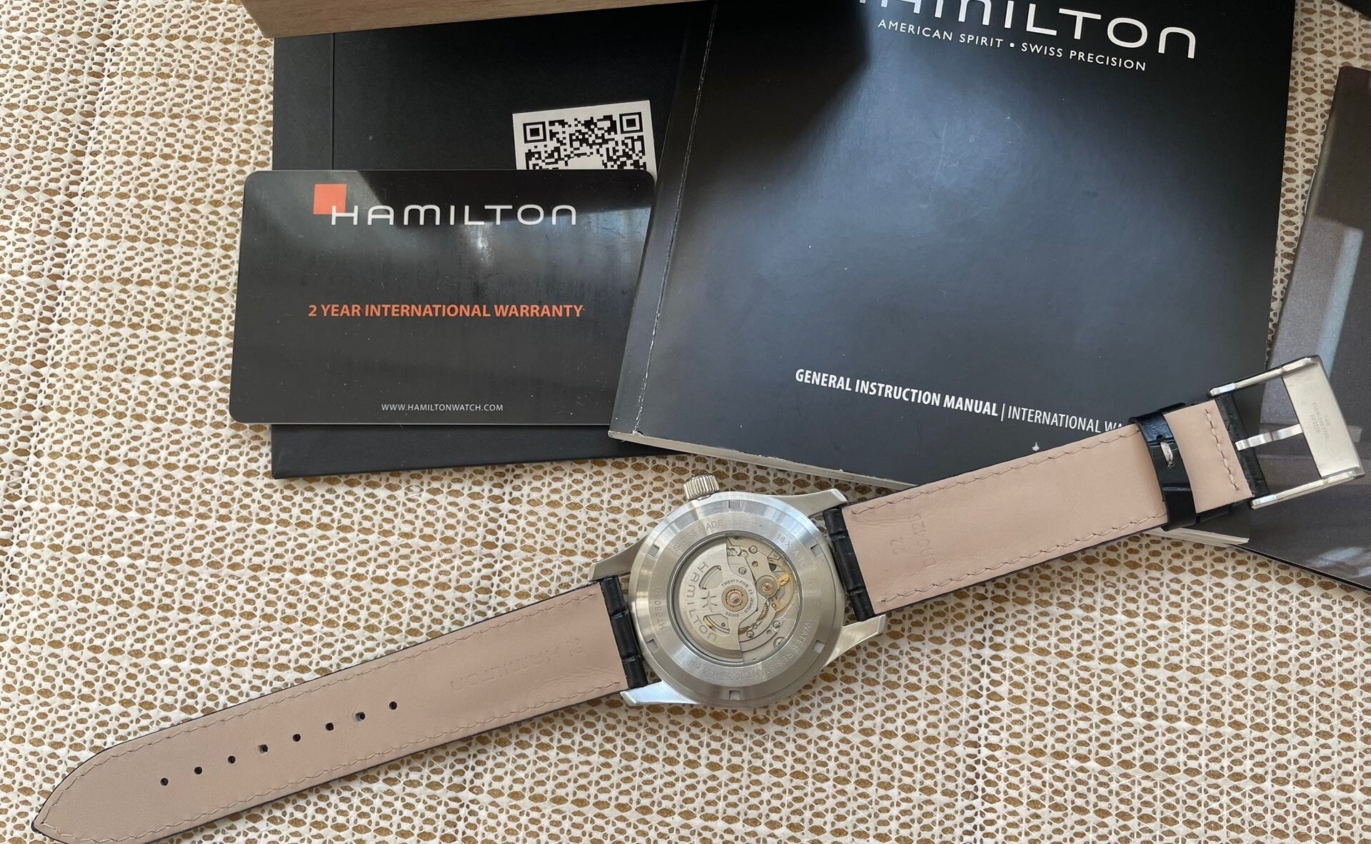 Hamilton Khaki Field Murph Automatic Interstellar Watch 42MM H70605731 Full Set 481-3350