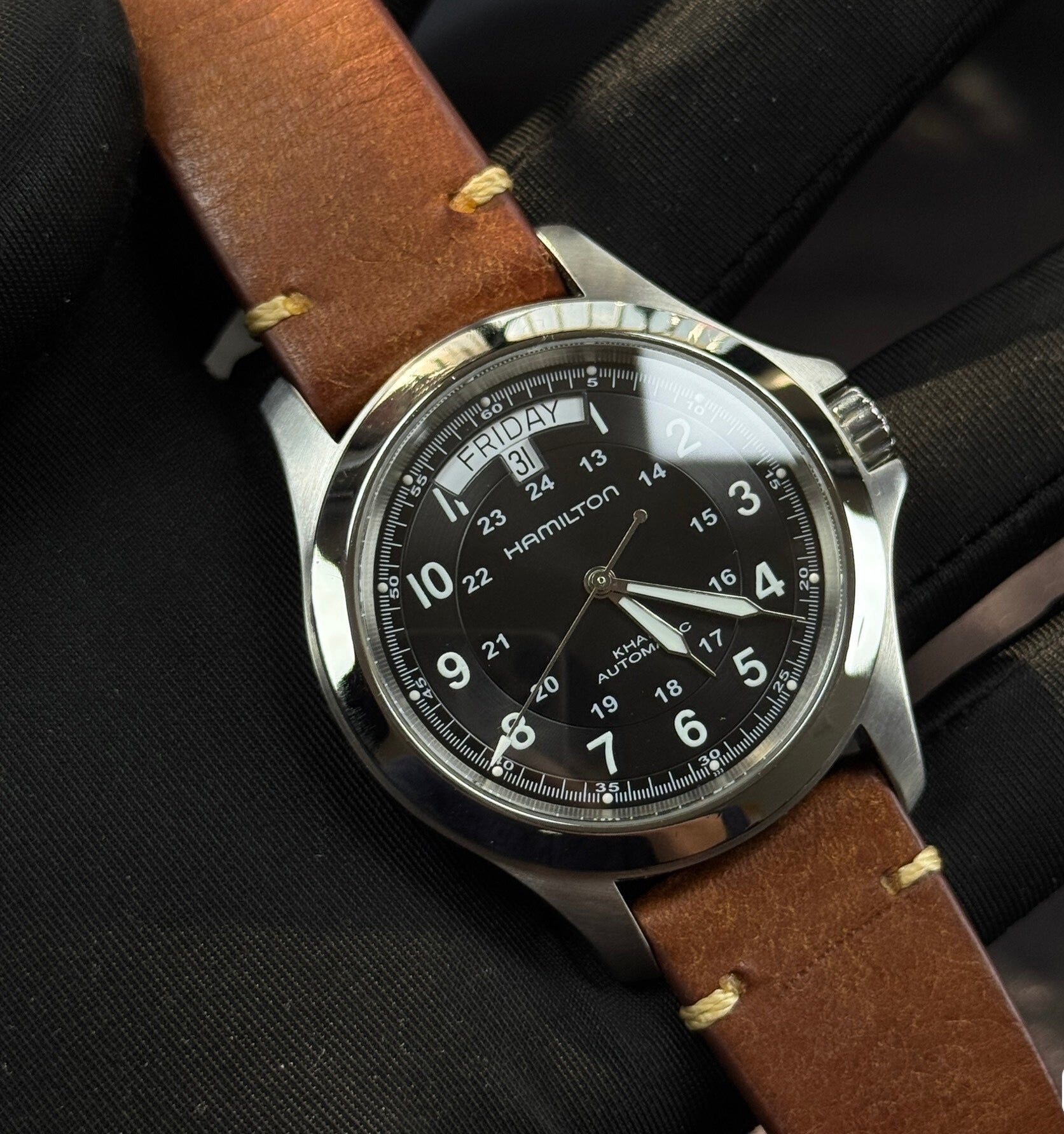 Swiss Made Hamilton Khaki Field King Automatic 40mm Watch H644550 507-1600