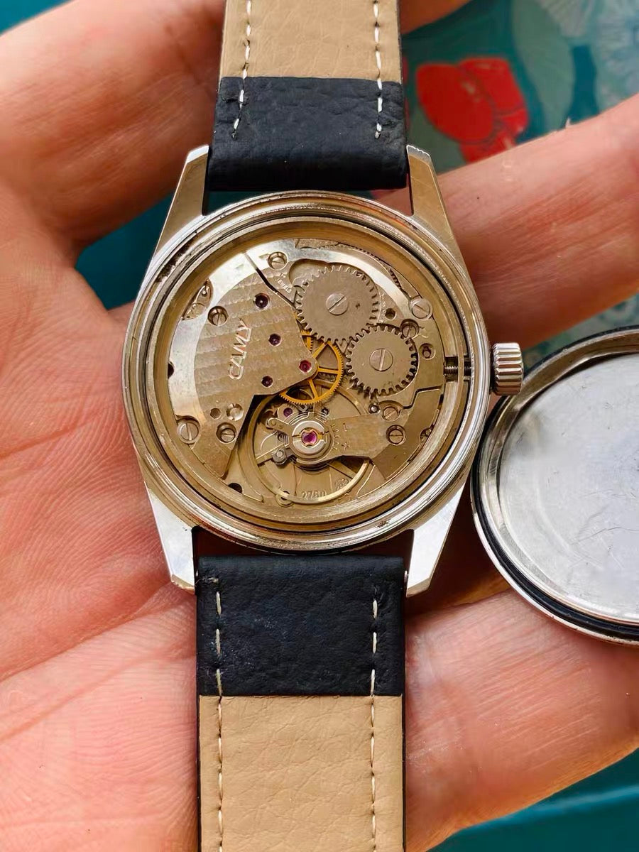 Camy Vintage Manual-Winding Watch ETA2750 17 Jewels 34mm 1970s 531-0200