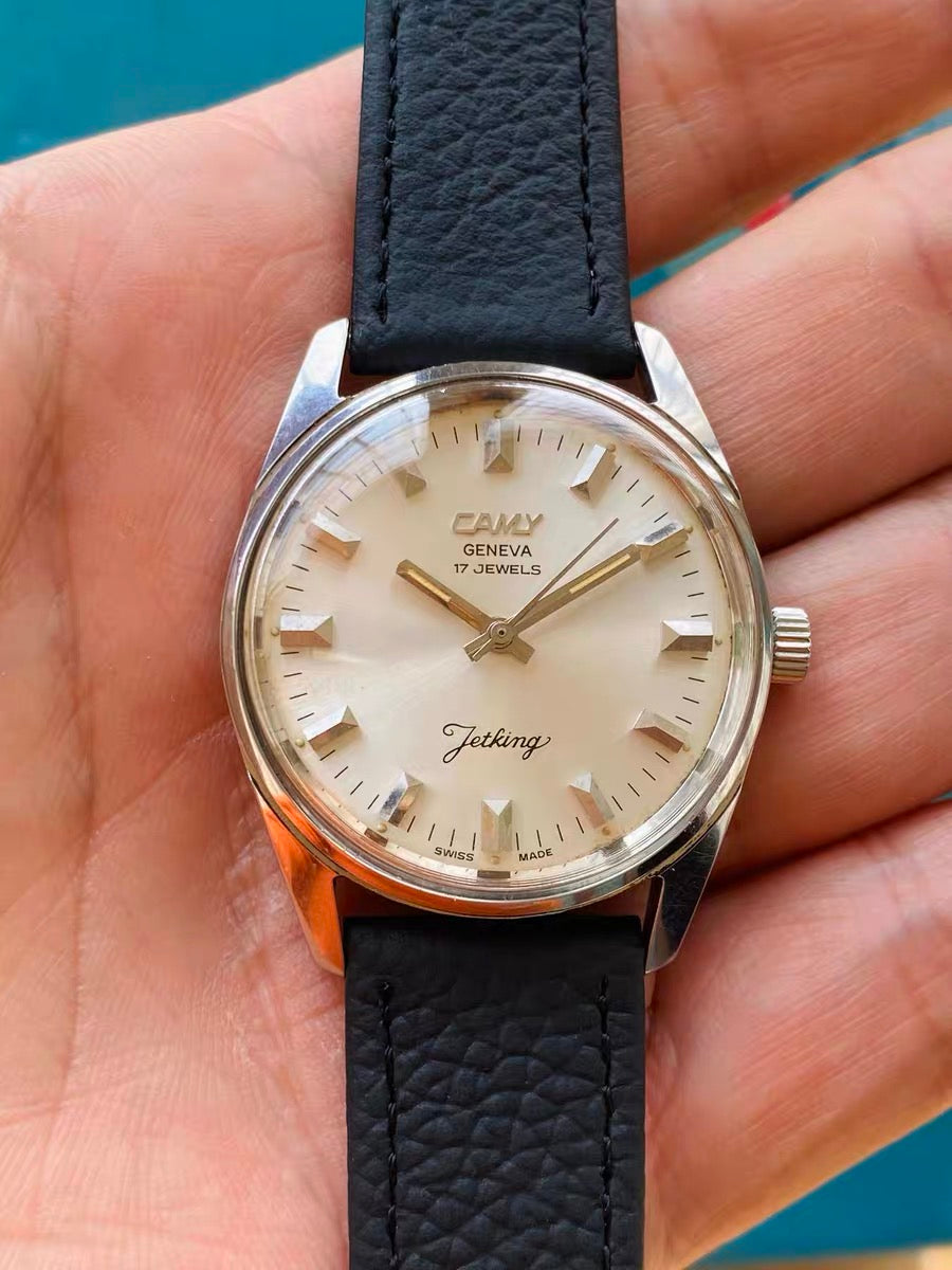 Camy Vintage Manual-Winding Watch ETA2750 17 Jewels 34mm 1970s 531-0200