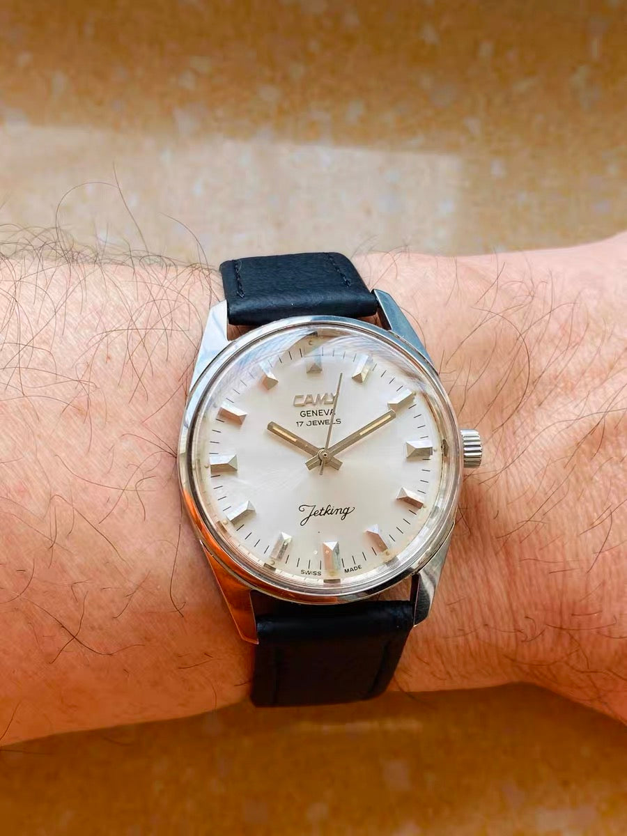Camy Vintage Manual-Winding Watch ETA2750 17 Jewels 34mm 1970s 531-0200