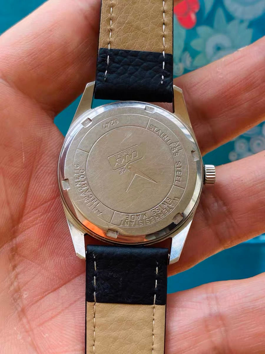 Camy Vintage Manual-Winding Watch ETA2750 17 Jewels 34mm 1970s 531-0200