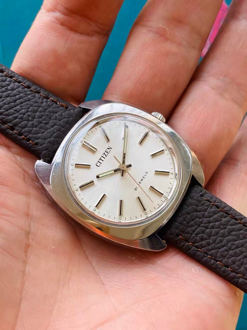 Citizen Vintage Manual-Winding Watch 21 Jewels 36.8mm 1970s 541-0178