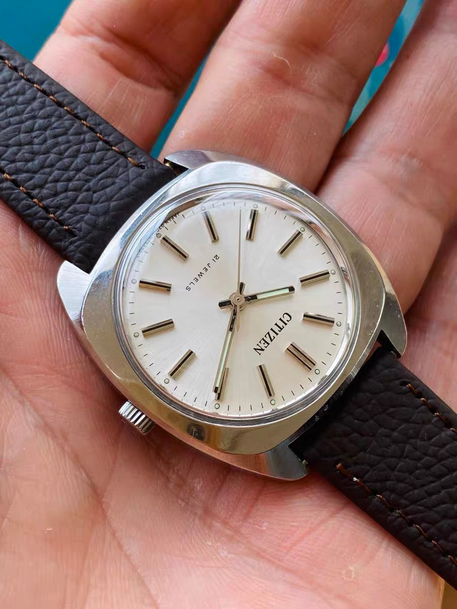 Citizen Vintage Manual-Winding Watch 21 Jewels 36.8mm 1970s 541-0178