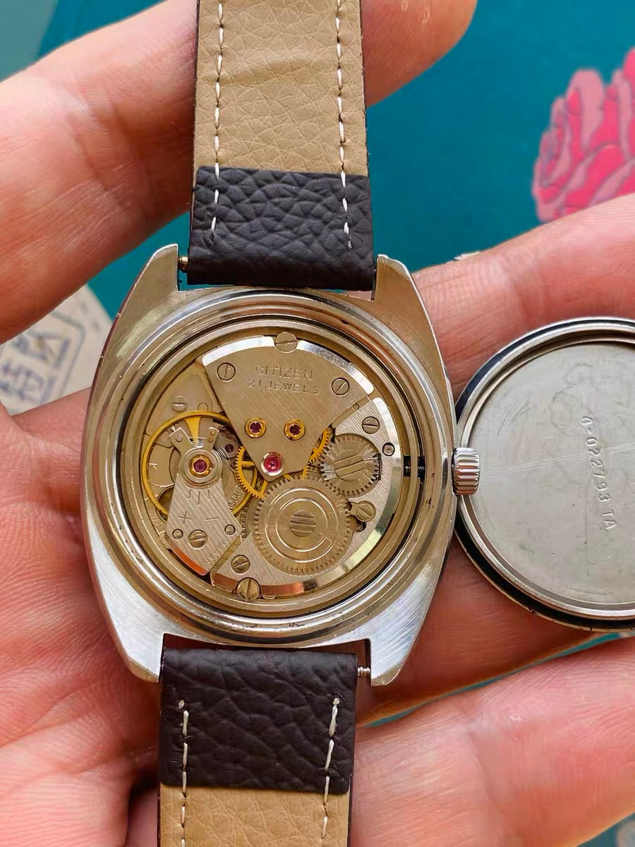 Citizen Vintage Manual-Winding Watch 21 Jewels 36.8mm 1970s 541-0178