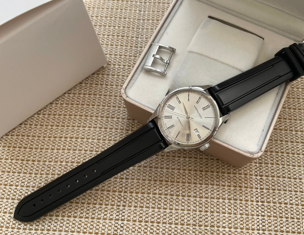 Swiss Made Hamilton Valiant Automatic Watch H-10 80-Hours 40mm 508-1300
