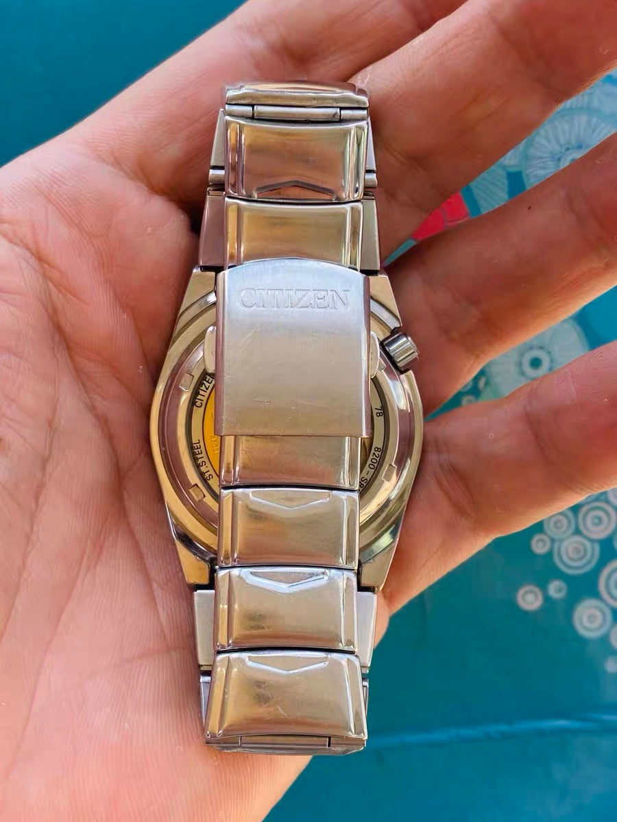 Citizen Vintage Automatic Watch 8200 Day Date 21 Jewels 38mm 519-0228