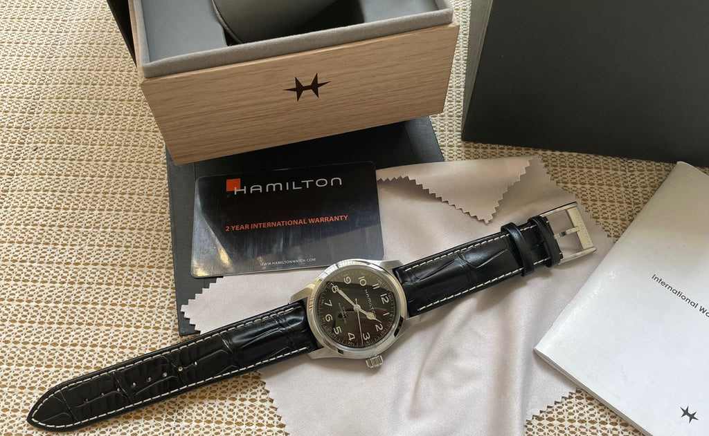 Hamilton Khaki Field Murph Automatic Interstellar Watch 42MM H70605732 Full Set 506-3200