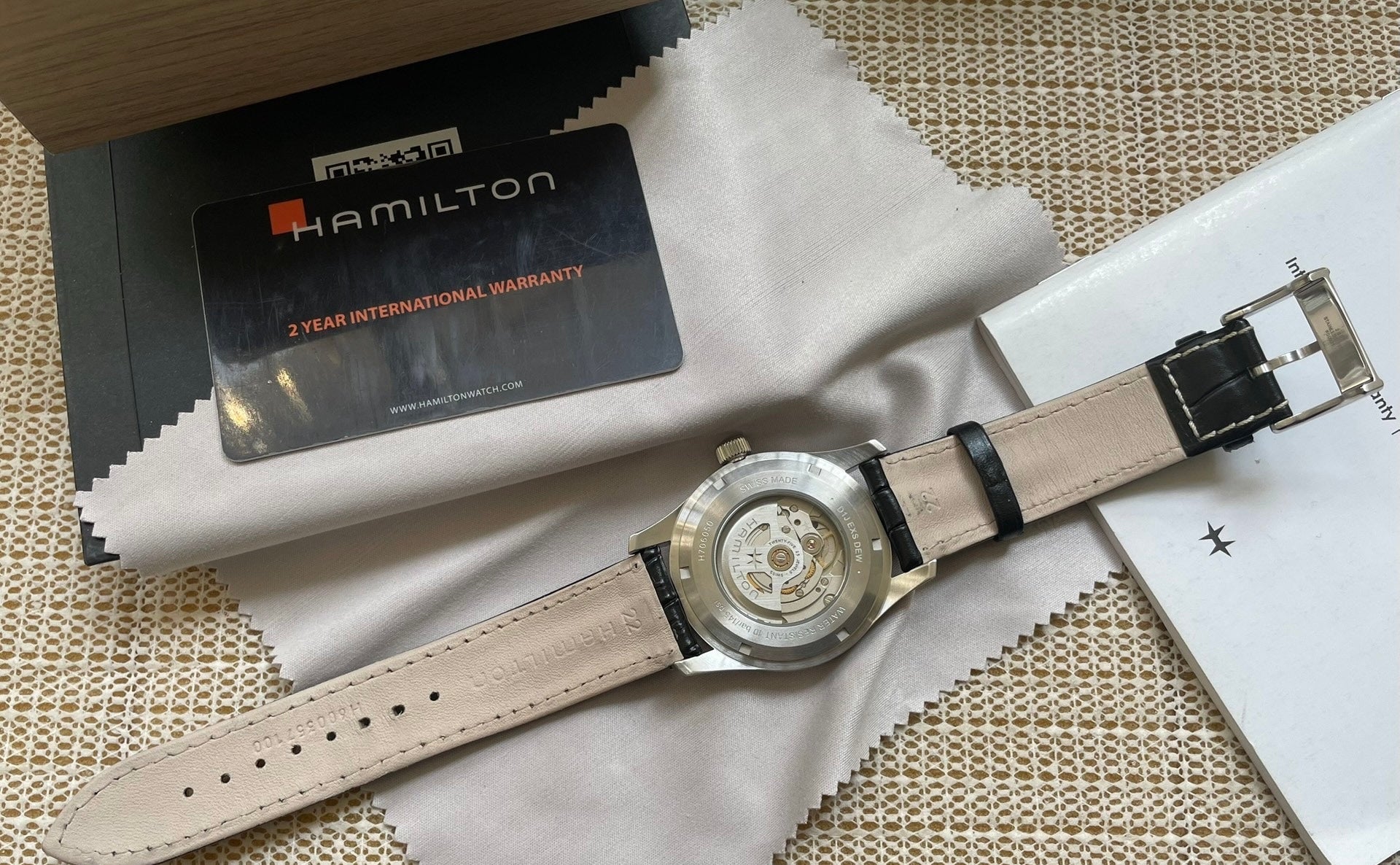Hamilton Khaki Field Murph Automatic Interstellar Watch 42MM H70605732 Full Set 506-3200