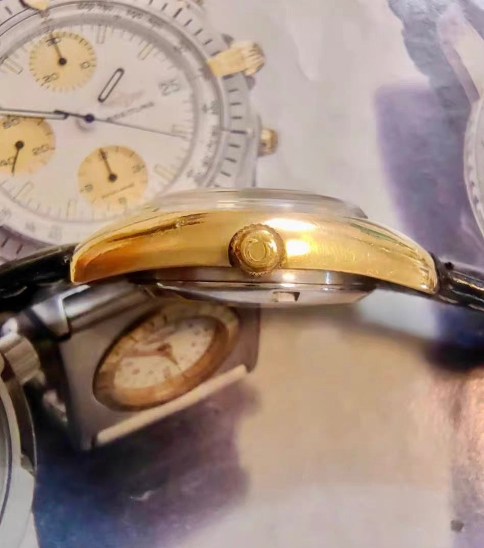 Vintage Omega Seamaster Automatic Cal.681 24 Jewels Ladies’ Gold-Tone Watch 533-3356