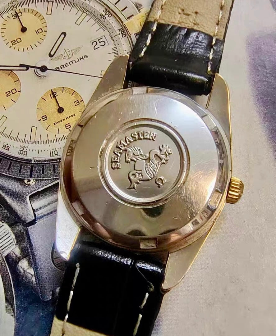 Vintage Omega Seamaster Automatic Cal.681 24 Jewels Ladies’ Gold-Tone Watch 533-3356