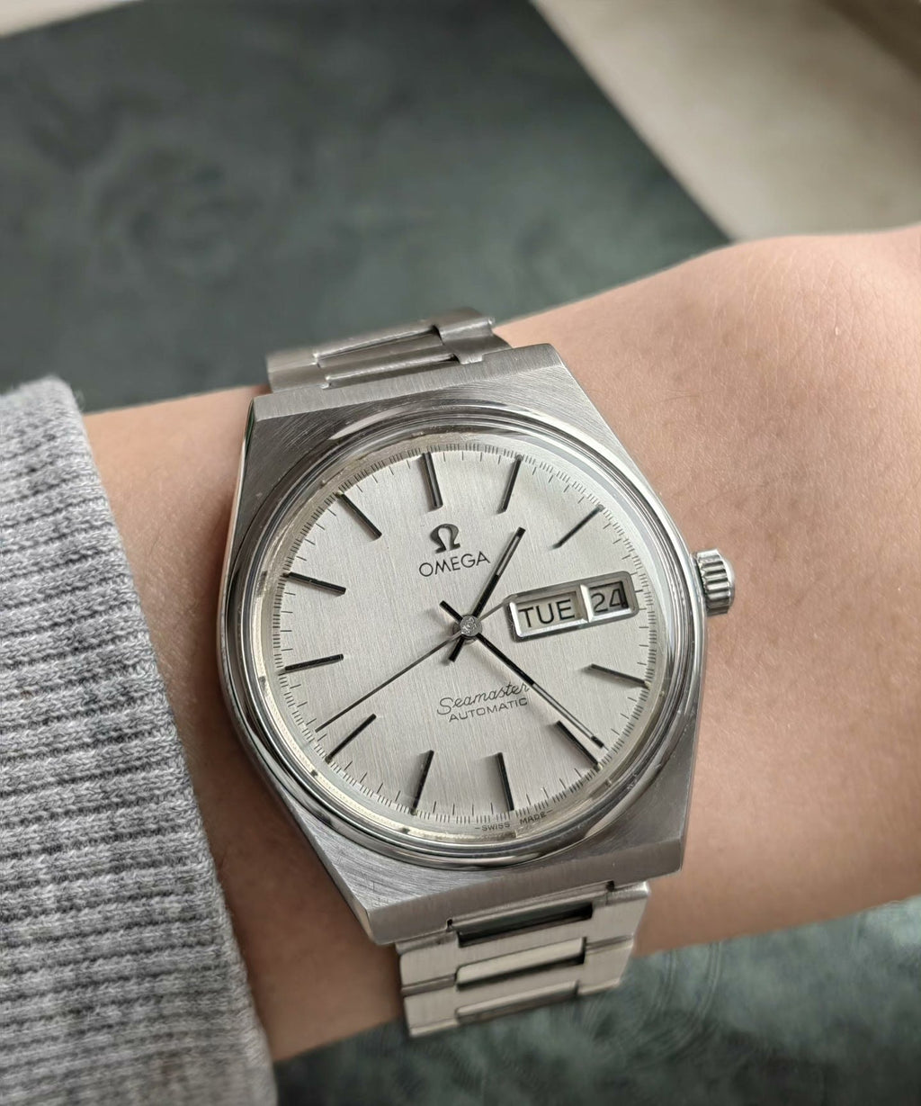 Omega Swiss Seamaster Automatic Watch Day Date Cal. 1020 Vintage 35.5mm 564-3000