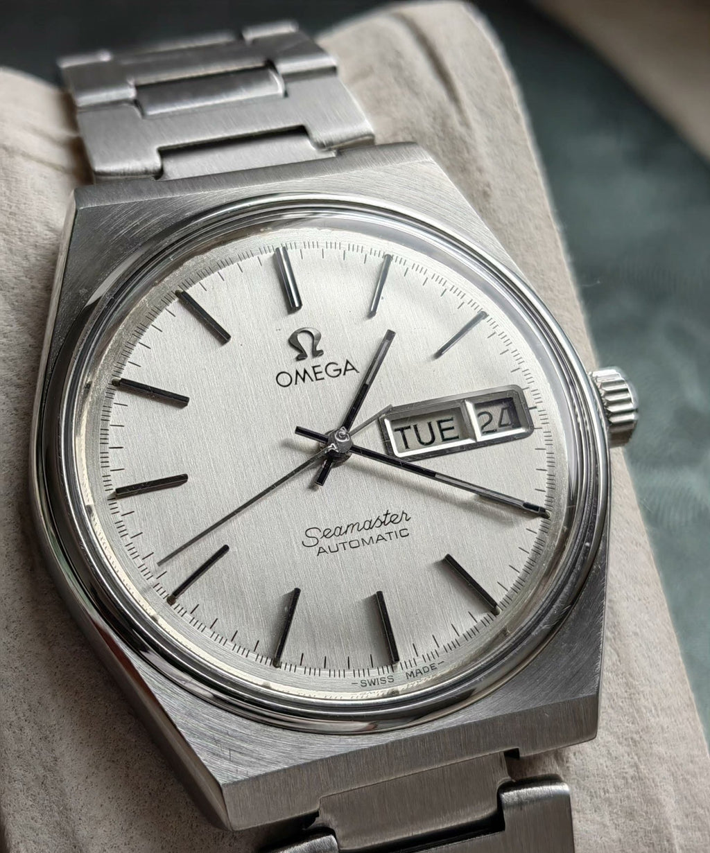Omega Swiss Seamaster Automatic Watch Day Date Cal. 1020 Vintage 35.5mm 564-3000