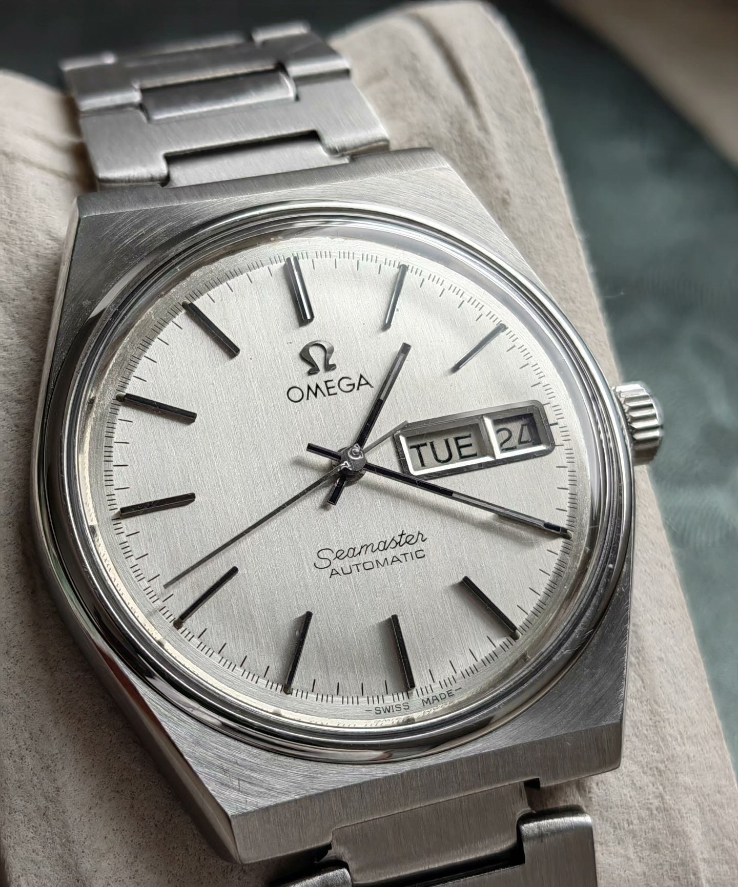 Omega Swiss Seamaster Automatic Watch Day Date Cal. 1020 Vintage 35.5mm 564-3000