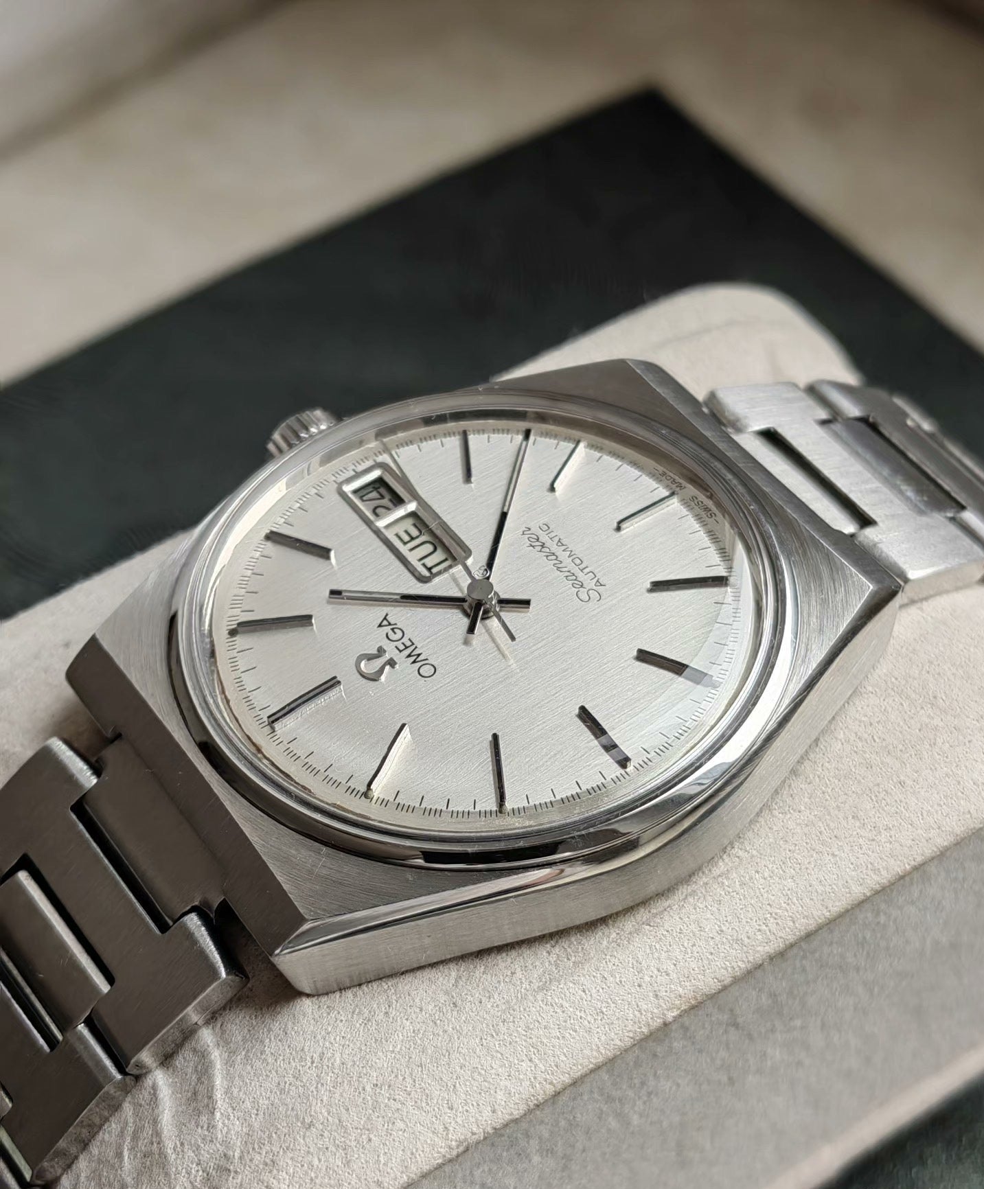 Omega Swiss Seamaster Automatic Watch Day Date Cal. 1020 Vintage 35.5mm 564-3000