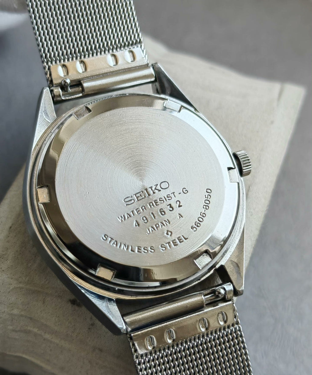 Seiko Lord Matic LM Automatic Watch Day Date 5606 23 Jewels 37.5mm Silver 565-0670