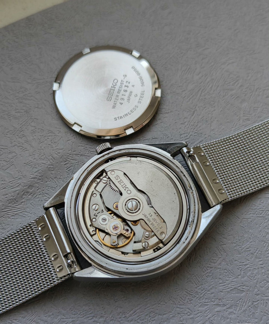 Seiko Lord Matic LM Automatic Watch Day Date 5606 23 Jewels 37.5mm Silver 565-0670