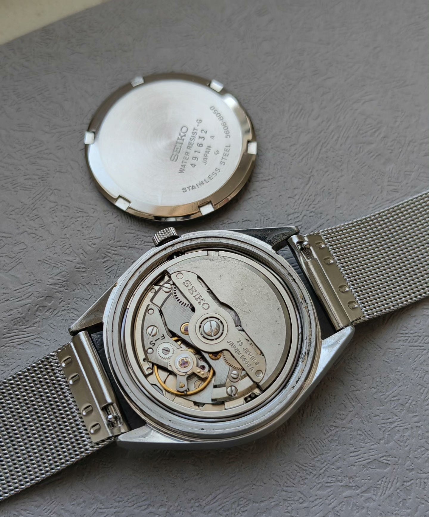 Seiko Lord Matic LM Automatic Watch Day Date 5606 23 Jewels 37.5mm Silver 565-0670