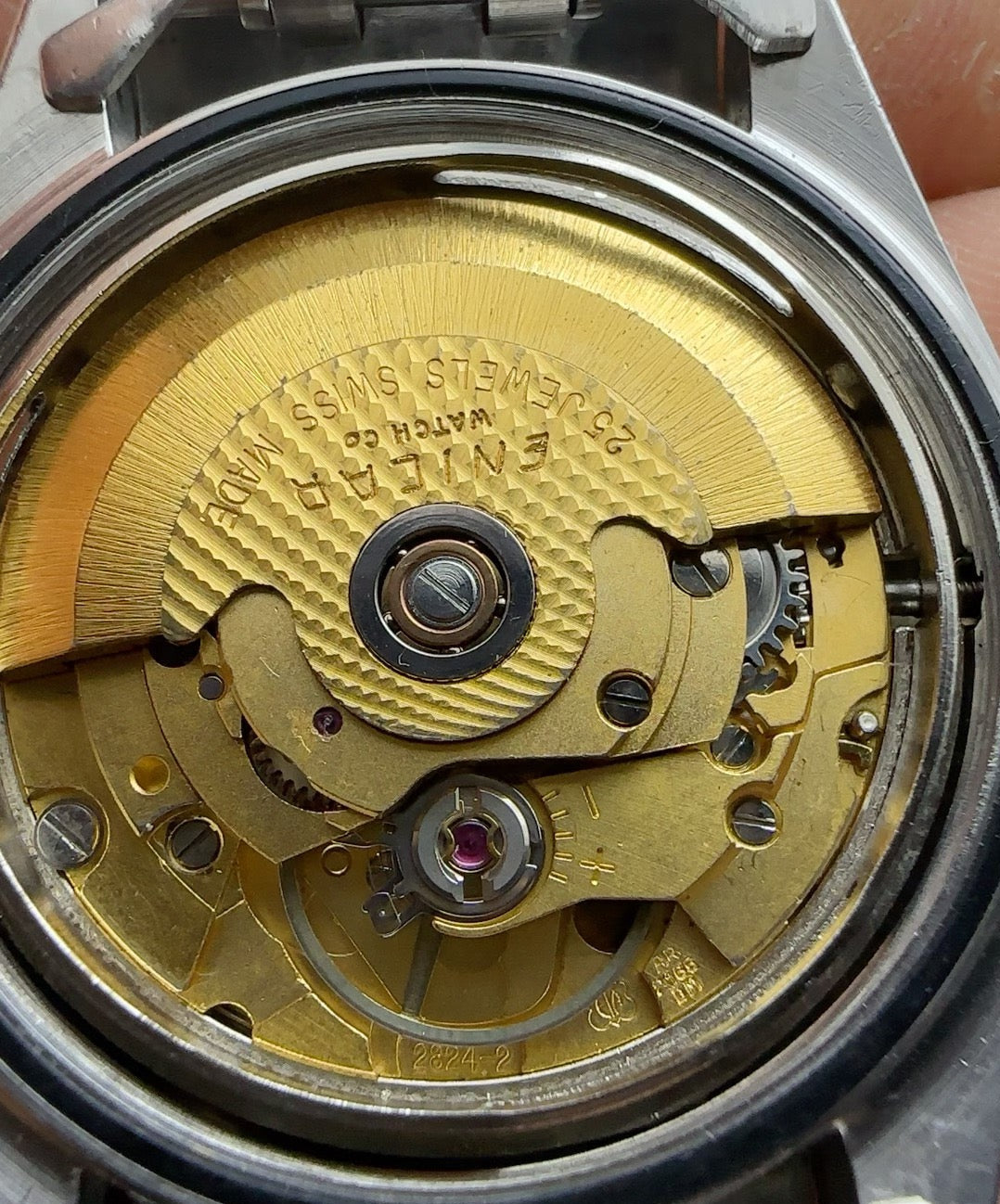 Enicar Automatic Watch Cal. 2824-2 Date Vintage 35.5mm Swiss Classic 25 Jewels 567-0548
