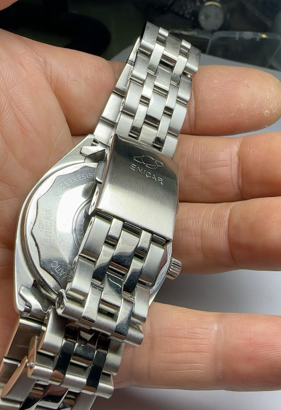 Enicar Automatic Watch Cal. 2824-2 Date Vintage 35.5mm Swiss Classic 25 Jewels 567-0548