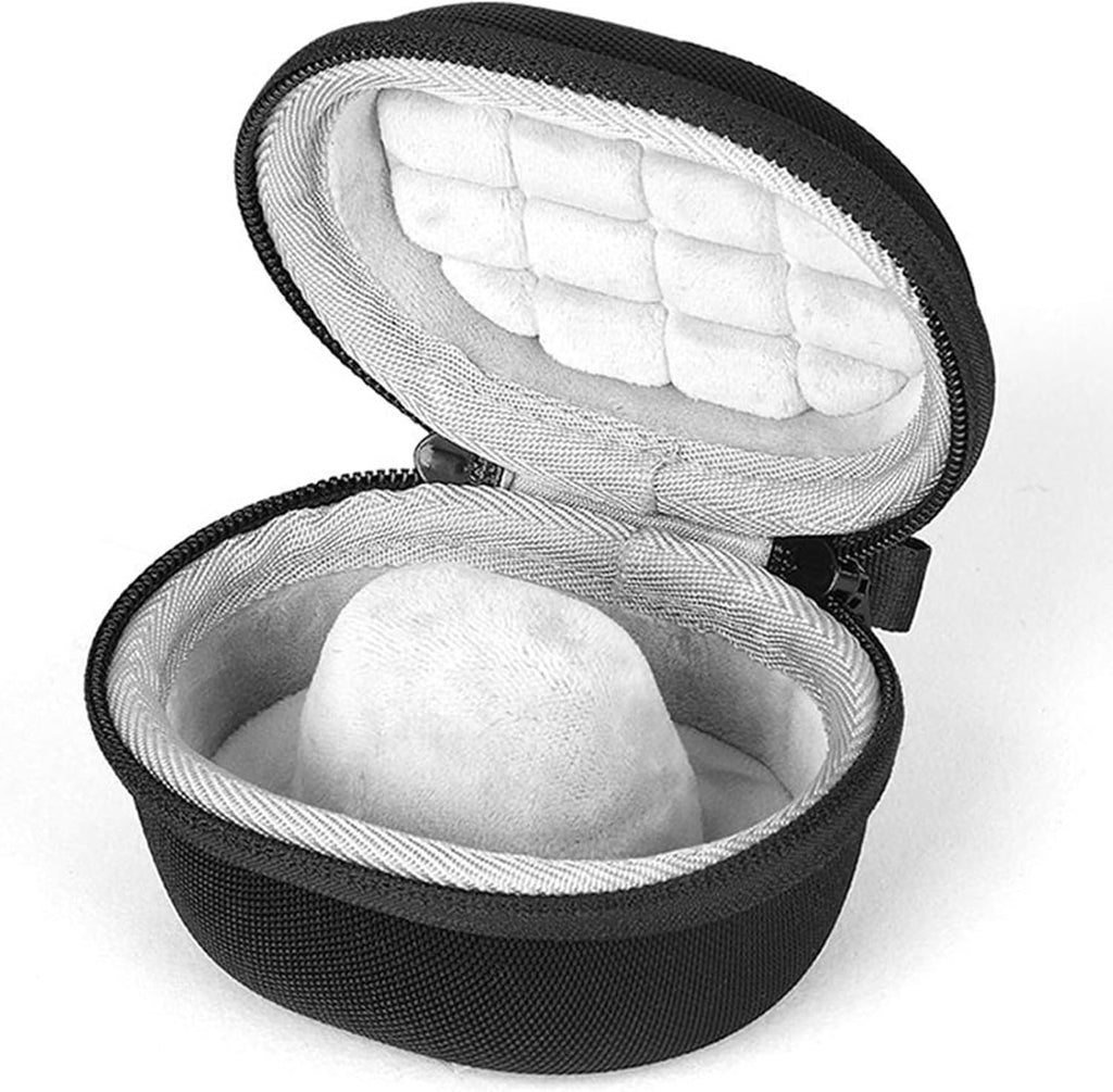 Premium Hard Shell Single Watch Travel Case | Anti-Scratch Protection, Crush-Proof EVA Box with Grid-Cushion Lid Padding (Black)