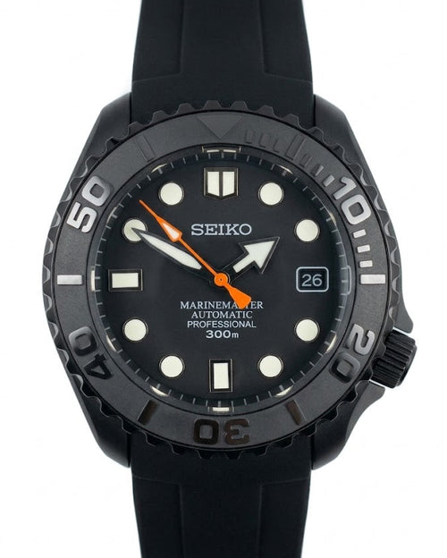 Custom Modified Seiko Diver Automatic Watch 42mm Original NH35 316L Stainless Steel Screw-Down Crown Date 362-0630