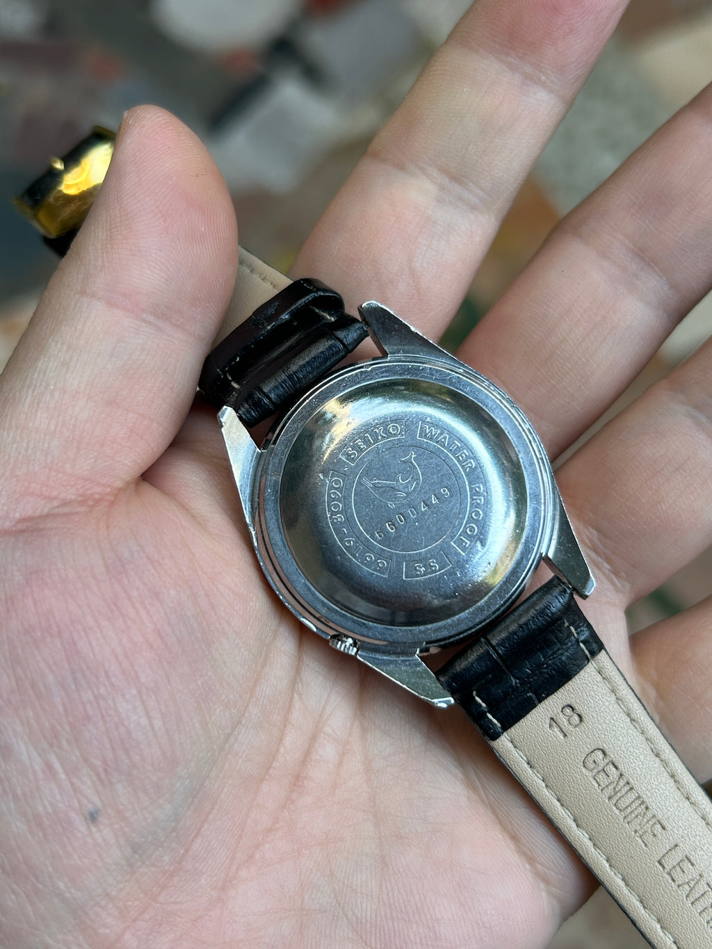 Seiko Sportsmatic 5 Vintage Automatic Watch Day Date 21 Jewels 36.5mm 556-0060