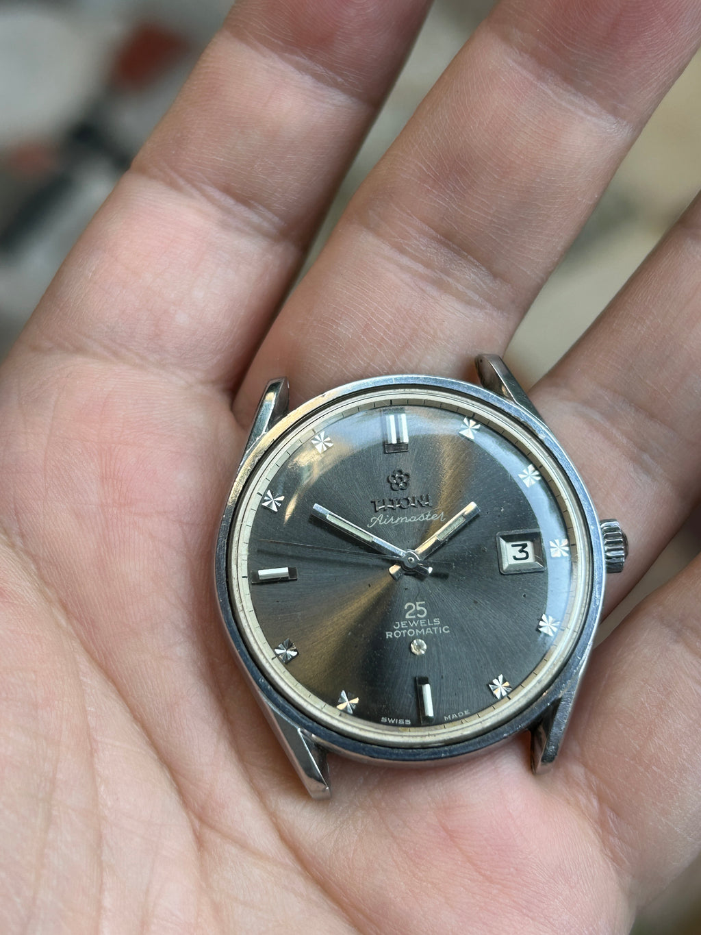 Titoni Rotomatic Automatic Swiss Vintage Men's Watch 25 Jewels 555-0240