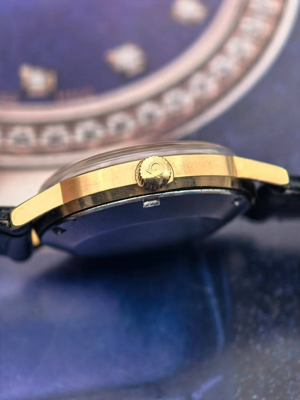 Swiss Vintage Omega Genève Automatic Men's Watch Cal. 565 Date 24 Jewels 20 Microns Gold Filled Case 35mm 616-4200
