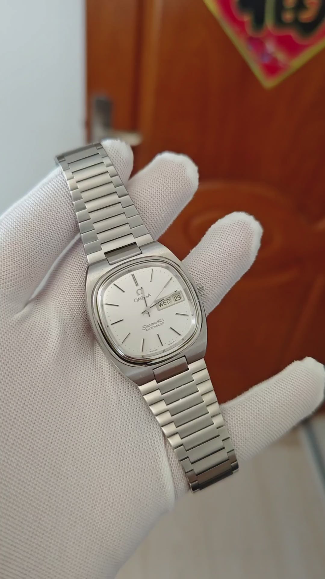 Swiss Omega Seamaster Automatic Vintage Men's Watch Cal. 1020 Day Date 17 Jewels Original Bracelet 36mm 617-3588
